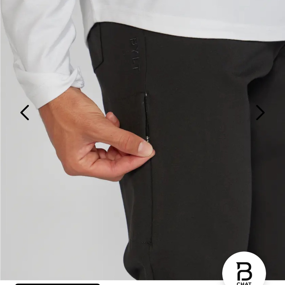 BYLT Basics Men's Charcoal Chinos NWT - Picture 13 of 14